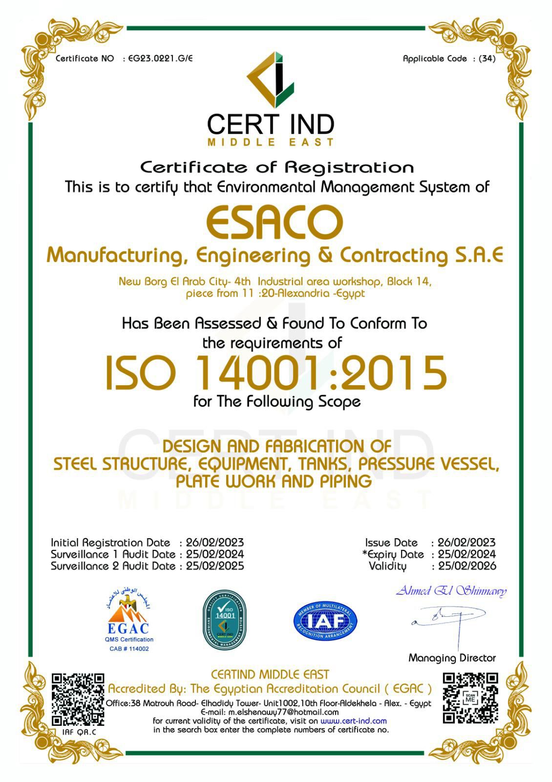 ISO 14001:2015