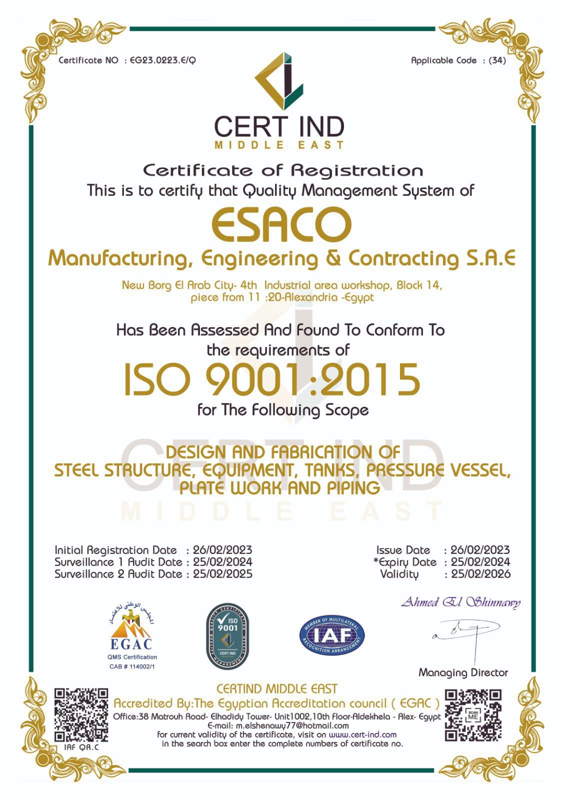 ISO 9001:2015